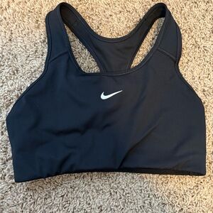 Nike Black Sports Bra Moisture-Wicking Racerback